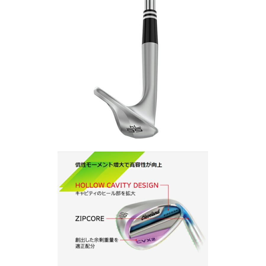 ダンロップ メンズ クリーブランド CVX 2 ZIPCORE ウェッジ NS PRO