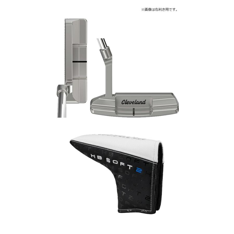 【レフティ／左利き用】24SSダンロップ メンズ クリーブランド HB SOFT 2 パター オリジナルスチールシャフト Cleveland Golf【24】｜powergolf-y｜02