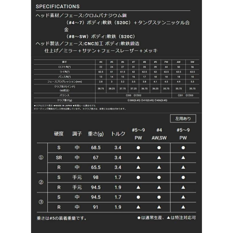 【メーカーカスタム】ダンロップ メンズ スリクソン ZXi5 アイアン 5本組(6-9、PW) NS PRO MODUS 3 TOUR 105 スチールシャフト アイアンセット【24】の画像