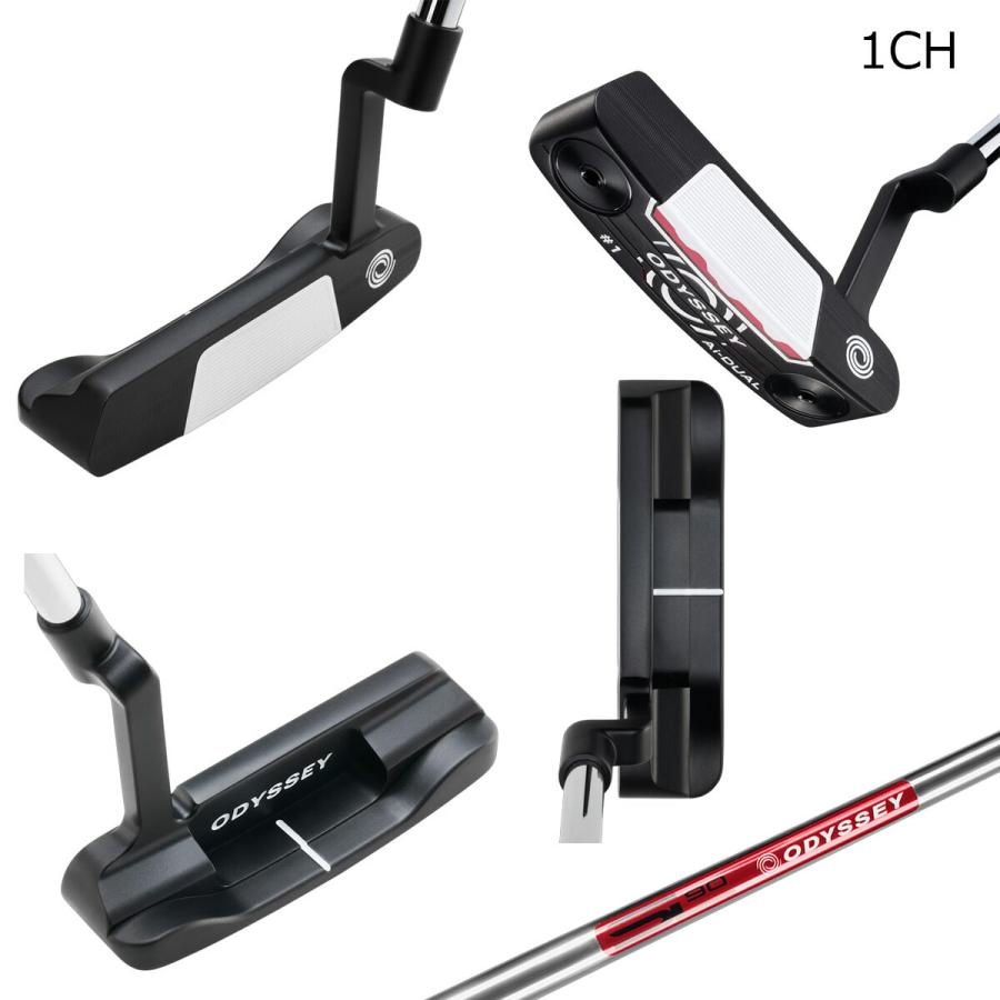 【レフティ／左利き用モデル】オデッセイ メンズ Ai-DUAL パター STROKE LAB 90 スチールシャフト Ai-DUAL Pistol グリップ【26SS】_1