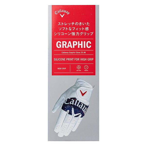 キャロウェイゴルフ メンズ GL CG GRAPHIC LH ゴルフグローブ 左手用