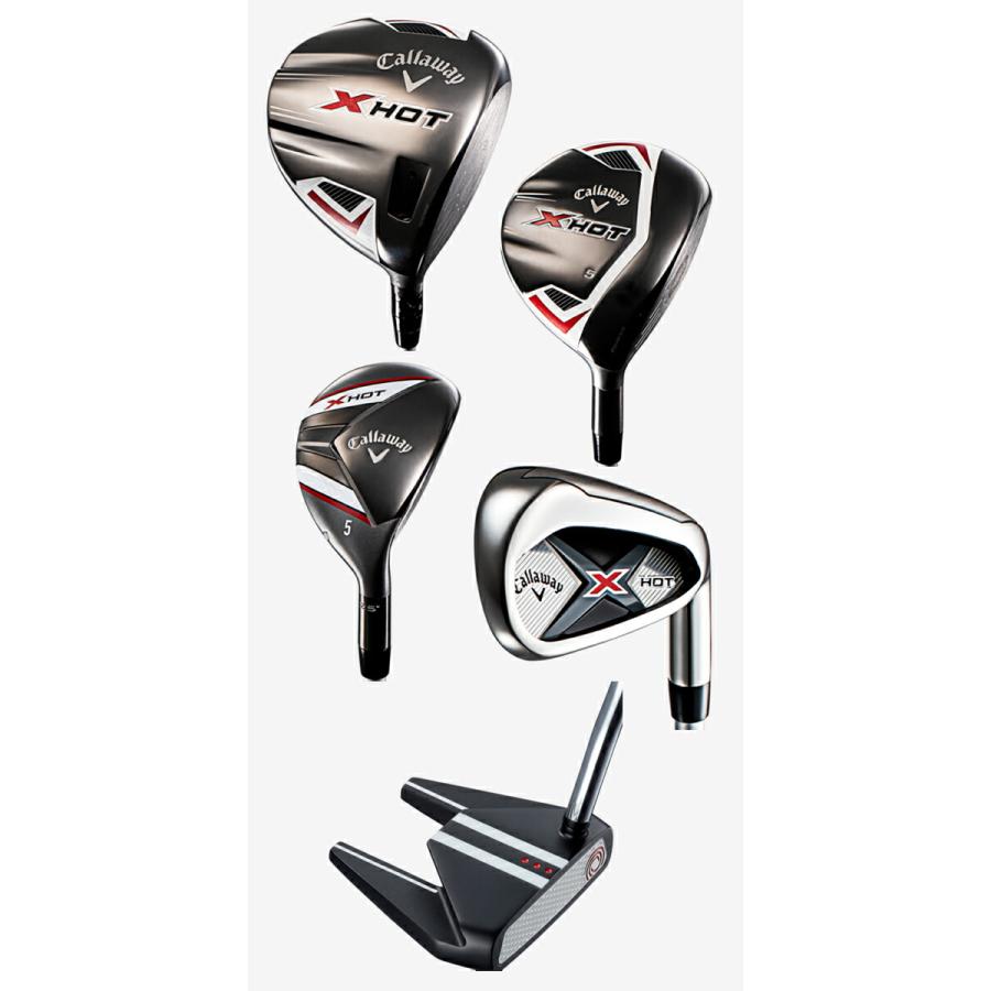 キャロウェイ X HOT ゴルフセット クラブ11本組(#1,FW5,H5,I6,7,8,9,PW