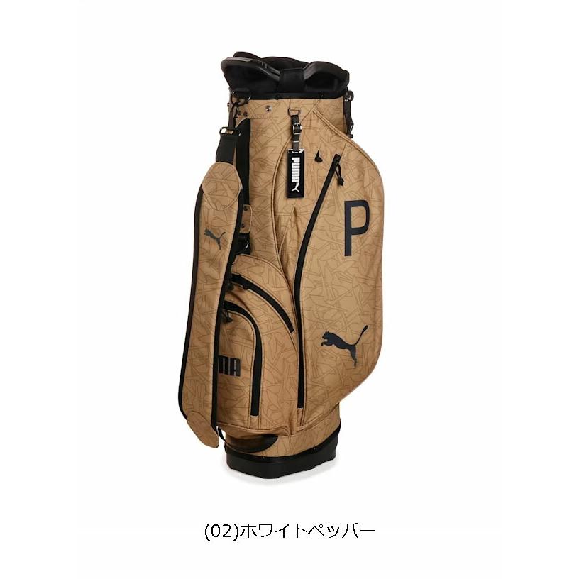 プーマゴルフ 2023年秋冬モデル メンズ Pグラフィック スタンド キャディーバッグ 090432 PUMA GOLF キャディバッグ ゴルフバッグ【23】｜powergolf-y｜05