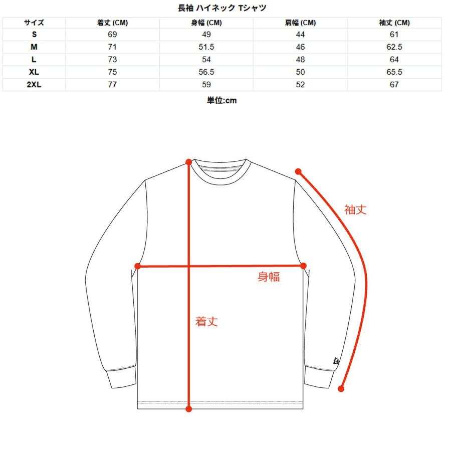 ニューエラ 2025年秋冬モデル メンズ GF LS HIGH NECK KANOKO TEE 長袖 ハイネック Tシャツ 14669870【25】_6