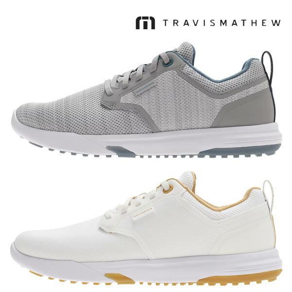 【TRAVISMATHEW/トラビスマシュー】グレー トラヴィスマシュー 2025年春夏モデル メンズ スパイクレス シュー