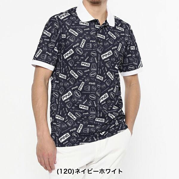 特価】ピンアパレル 2025年春夏モデル メンズ 総柄プリント 半袖