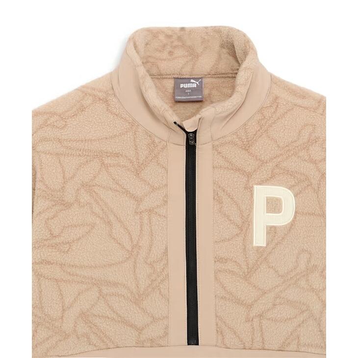 プーマゴルフ 2023年秋冬モデル メンズ Pフリース モノグラムプリント