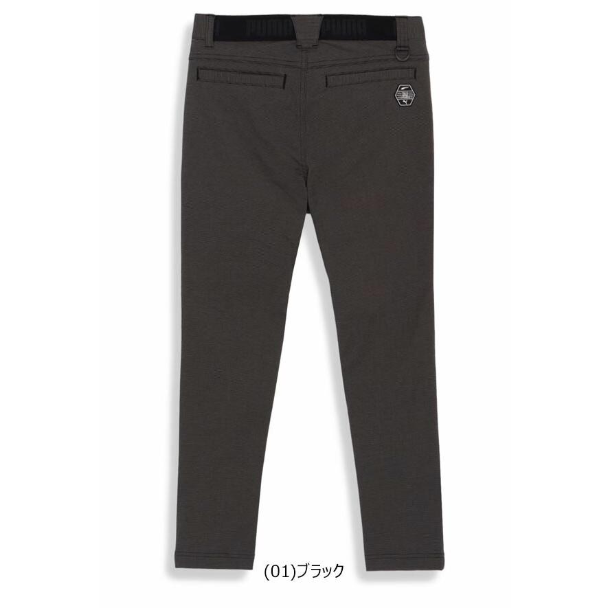 プーマゴルフ 2023年秋冬モデル メンズ ストレッチ 千鳥 スリム