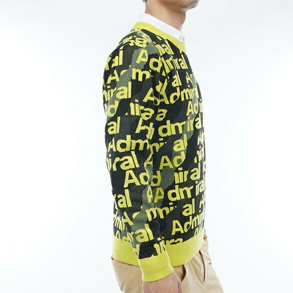 アドミラル ゴルフ 2023年秋冬モデル メンズ オーロラロゴジャカード