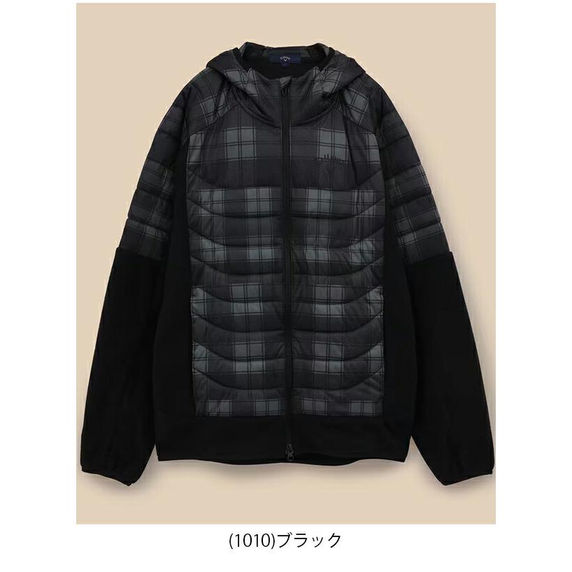 キャロウェイ アパレル 2023年秋冬モデル メンズ チェック フルジップ