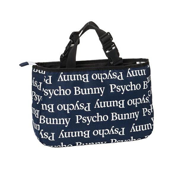 サイコバニー 2023年春夏モデル ユニセックス  ラウンドバッグ PBMG3SBA Psycho Bunny クーラーバック 保冷バッグ【23】2Lペットボトルが入る保冷機能付きバッグの画像