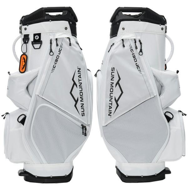 Sun Mountain C-130 JC キャディバッグ ホワイト 極美品 サンマウンテン 2026年春夏モデル CB C-130 JC キャディバッグ 3.5kg