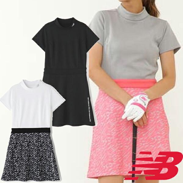 New Balance Golf ニューバランスゴルフ　ワンピース　モックネック ニューバランス ゴルフ 秋冬モデル レディース 半袖モックネック