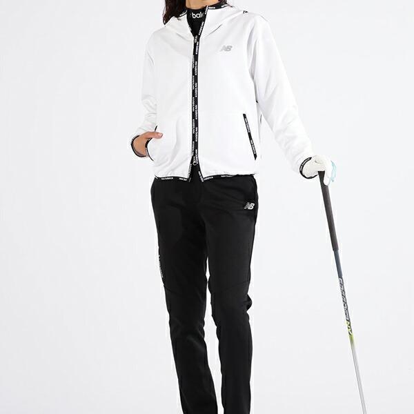 【ホワイト】4WAYストレッチ 撥水 ソフトシェル フルジップ フーディー (WOMENS) New Balance Golf（ニューバランスゴルフ） ニューバランス ゴルフ