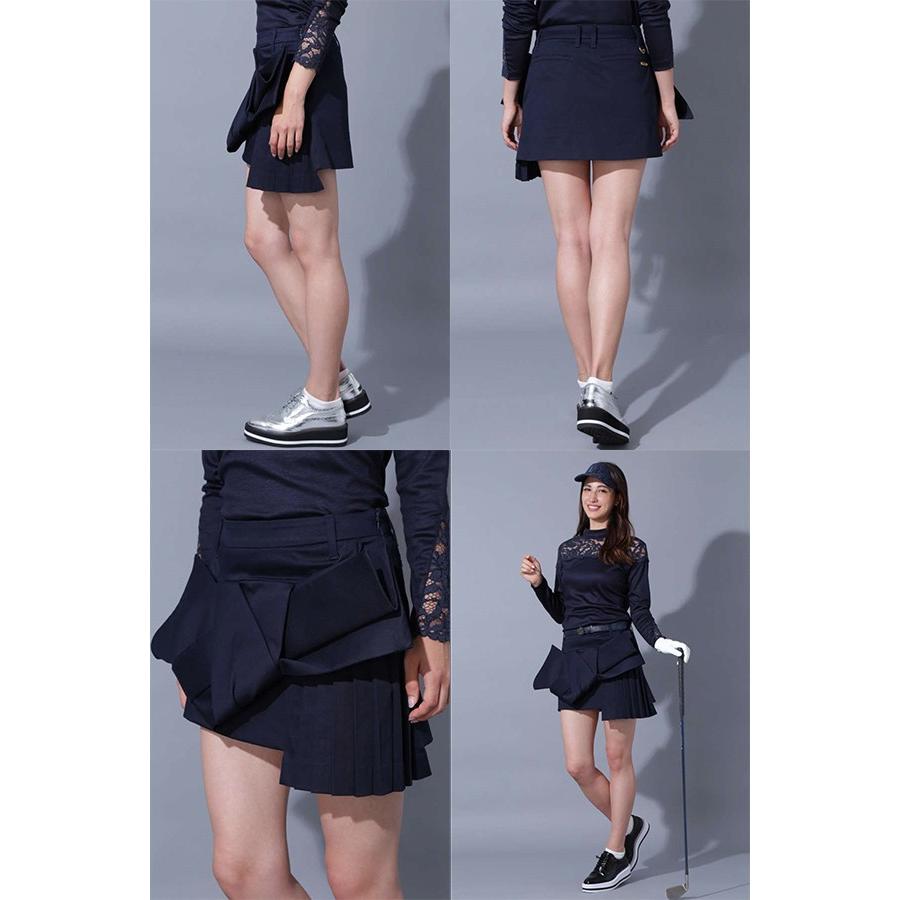 St ANDREWS セントアンドリュース スカート 秋冬 043-8234802秋冬モデル BLACK LABEL ラチネリボンスカート【18】ボトムス S M サイズ ゴルフ用品 