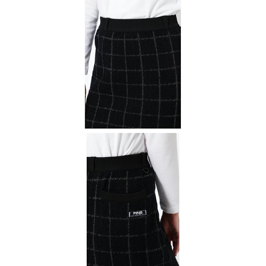 ピン アパレル 2023年秋冬モデル レディース チェック柄 ジャカード