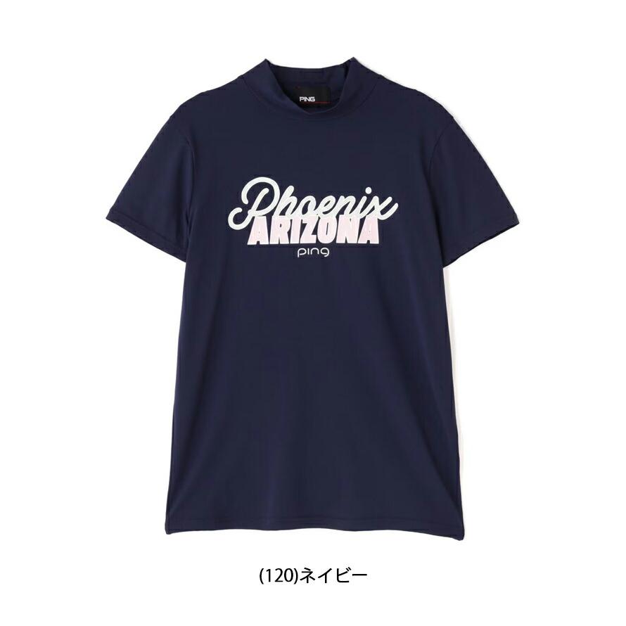 特価】ピン アパレル 春夏モデル PING レディース プリント ハイネック