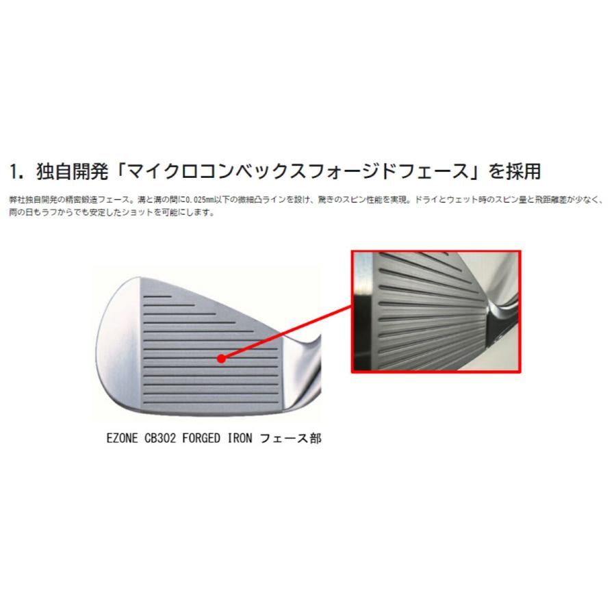 ヨネックス メンズ EZONE イーゾーン CB302 アイアン 6本組(5-9、PW