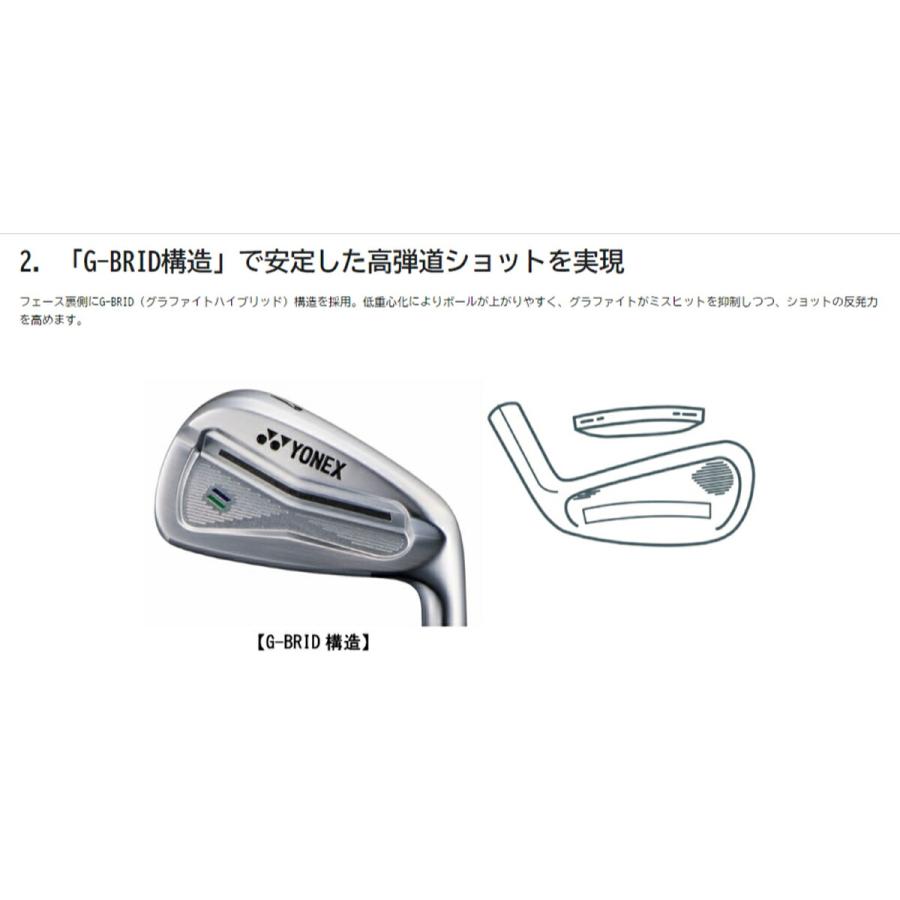 ヨネックス メンズ EZONE イーゾーン CB302 アイアン 6本組(5-9、PW