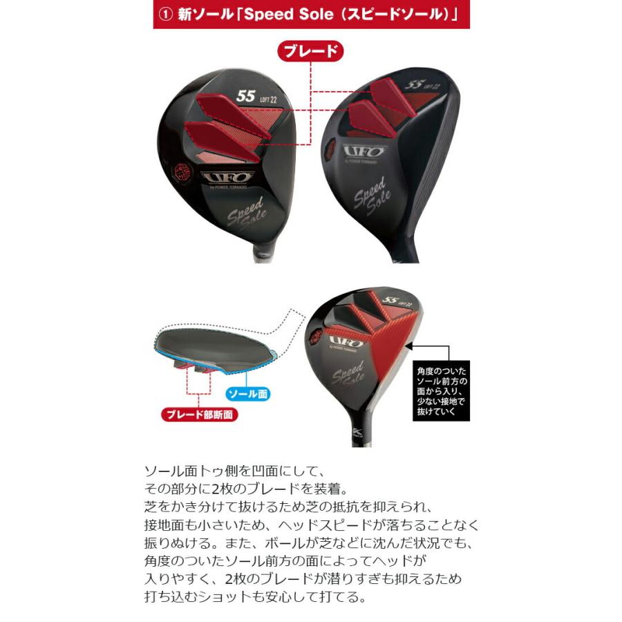 キャスコ メンズ ユーフォ― スピード UFO SPEED by POWER TORNADO ユーティリティー【22】 