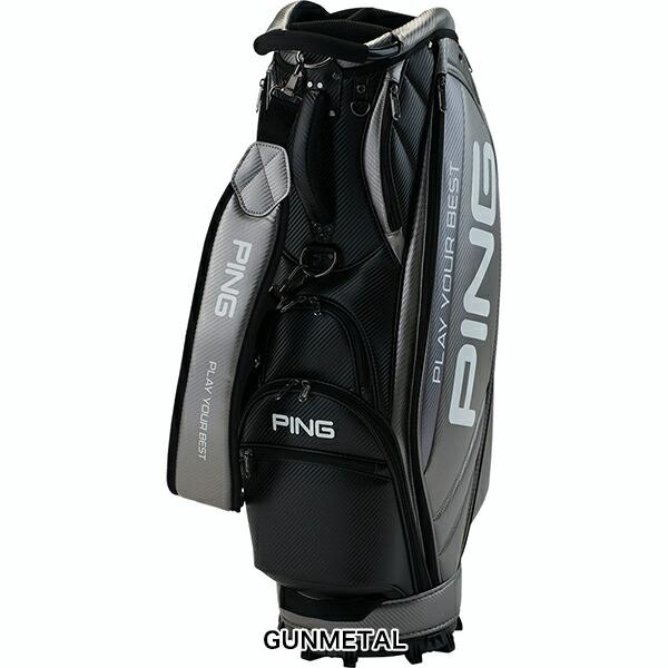 ピンゴルフ ソフト PU キャディーバッグ 9.5型 3.2kg 4分割 シューズ