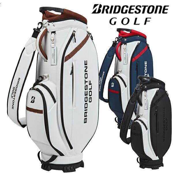 ブリヂストンゴルフ BSG 軽量 スポーティモデル キャディーバッグ 2.8kg 9.5型 47インチ対応 5分割 ネームプレート付属 刻印タイプ CB2524【25】
