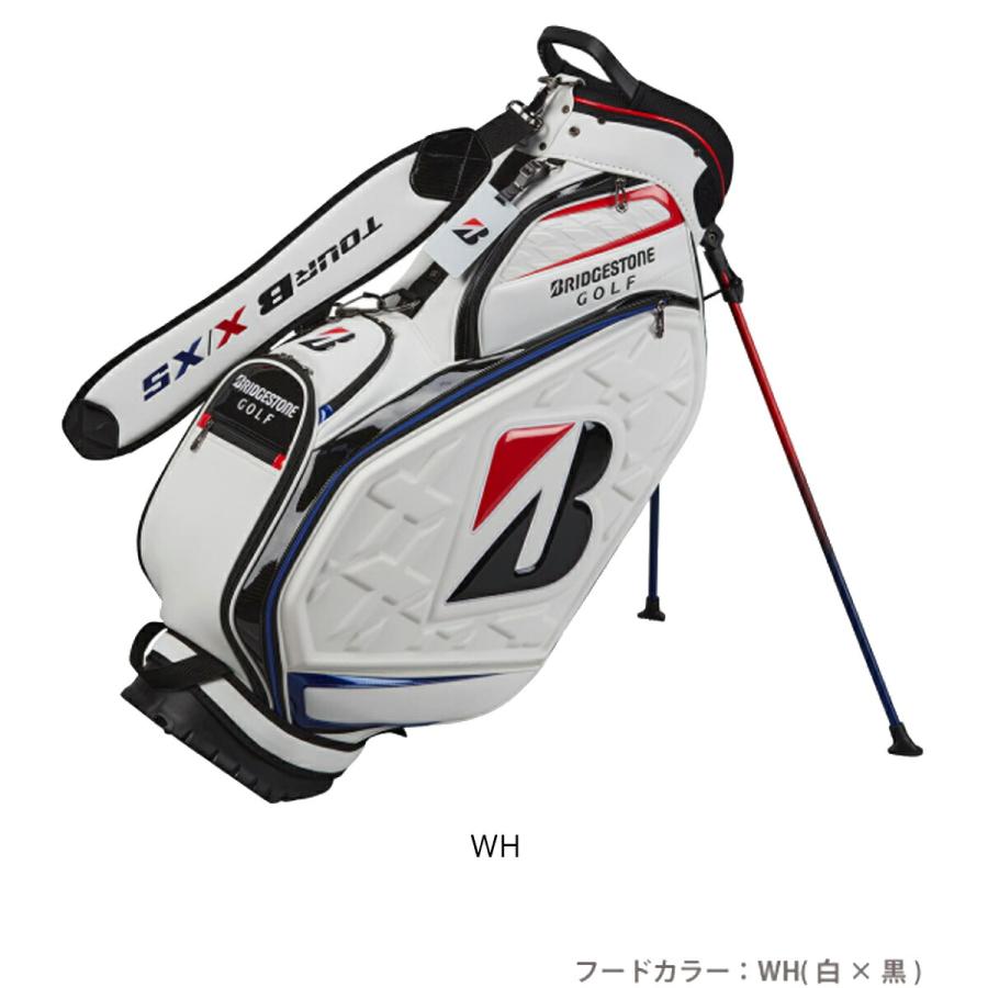 BRIDGESTONE GOLF キャディバッグ 6分割 フード ショルダー付き