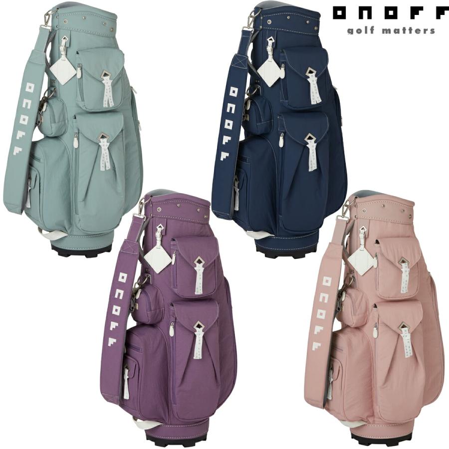 オノフ レディース キャディーバッグ 2.7kg 8.5型 46インチ 5分割 ネームプレート付属 刻印タイプ OB0726 キャディバッグ【26SS】 | 