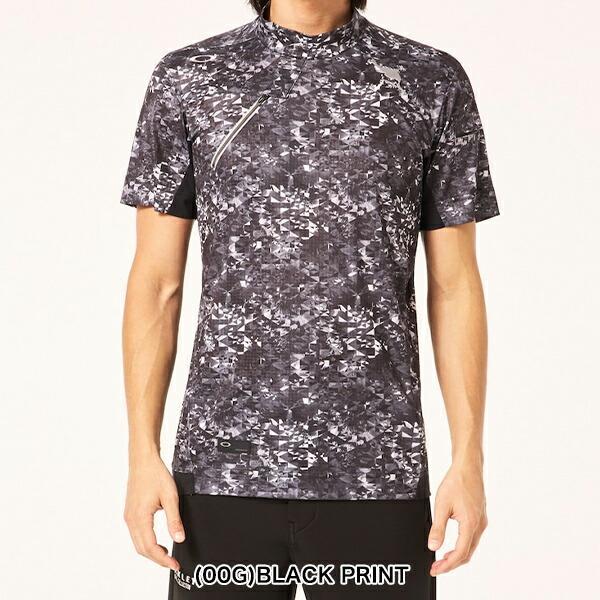 【特価】オークリー 春夏モデル メンズ  oakley Skull Bloom Quartz Mock  foa406430  半袖シャツ シャツ モックネック【24】の画像