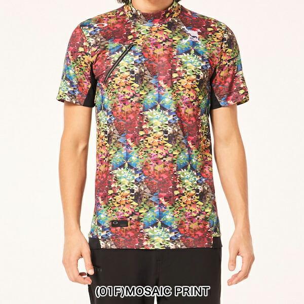 【特価】オークリー 春夏モデル メンズ  oakley Skull Bloom Quartz Mock  foa406430  半袖シャツ シャツ モックネック【24】の画像