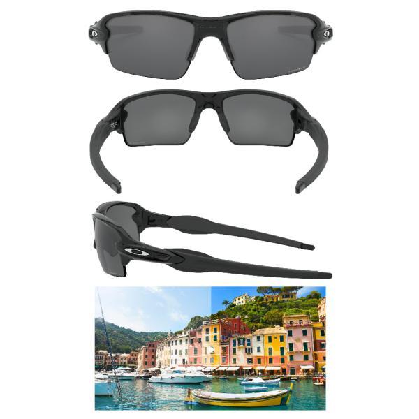 オークリー サングラス FLAK2.0(A)Prizm Black Polarized  ゴルフ 5dmoo9271-2661 ★_1