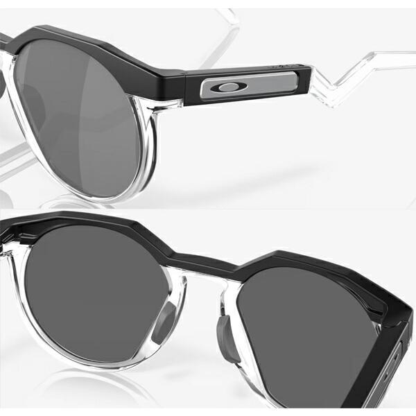 オークリー HSTN (A) サングラスOO9242A フレームカラー： マットブラッククリア / レンズカラー： プリズムブラックポラー  OAKLEY【24】の画像