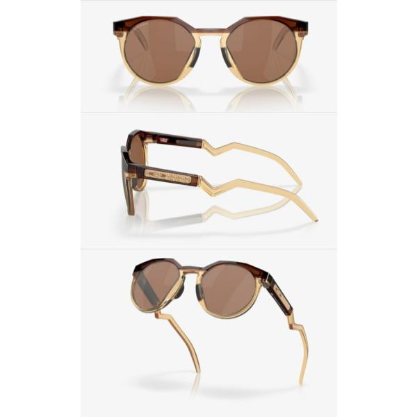 オークリー HSTN (A) Dark Amber / Light Curry Prizm Tungsten サングラスOO9242A OAKLEY  フィット レギュラー - ローブリッジフィット【23】の画像