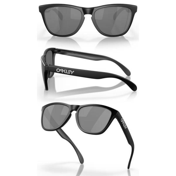 オークリー FROGSKINS (A) MATTE BLACK／PRIZM BLACK POLARIZED サングラス OO92458754 OAKLEY【25】★の画像