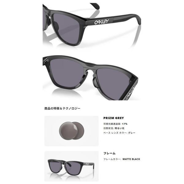 オークリー  FROGSKINS RANGE (A) MATTE BLACK / BLACK INK／PRIZM GREY サングラス OO9284A1055 OAKLEY【25】の画像