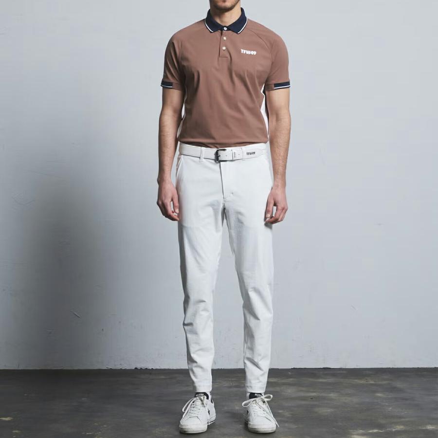 TFW49 2026年春夏モデル メンズ LINE SLEEVE POLO 半袖シャツ