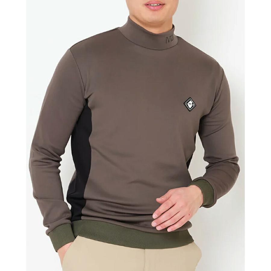 V12 2025年秋冬モデル メンズ DOT RIB L/S MOCK モックネック 長袖