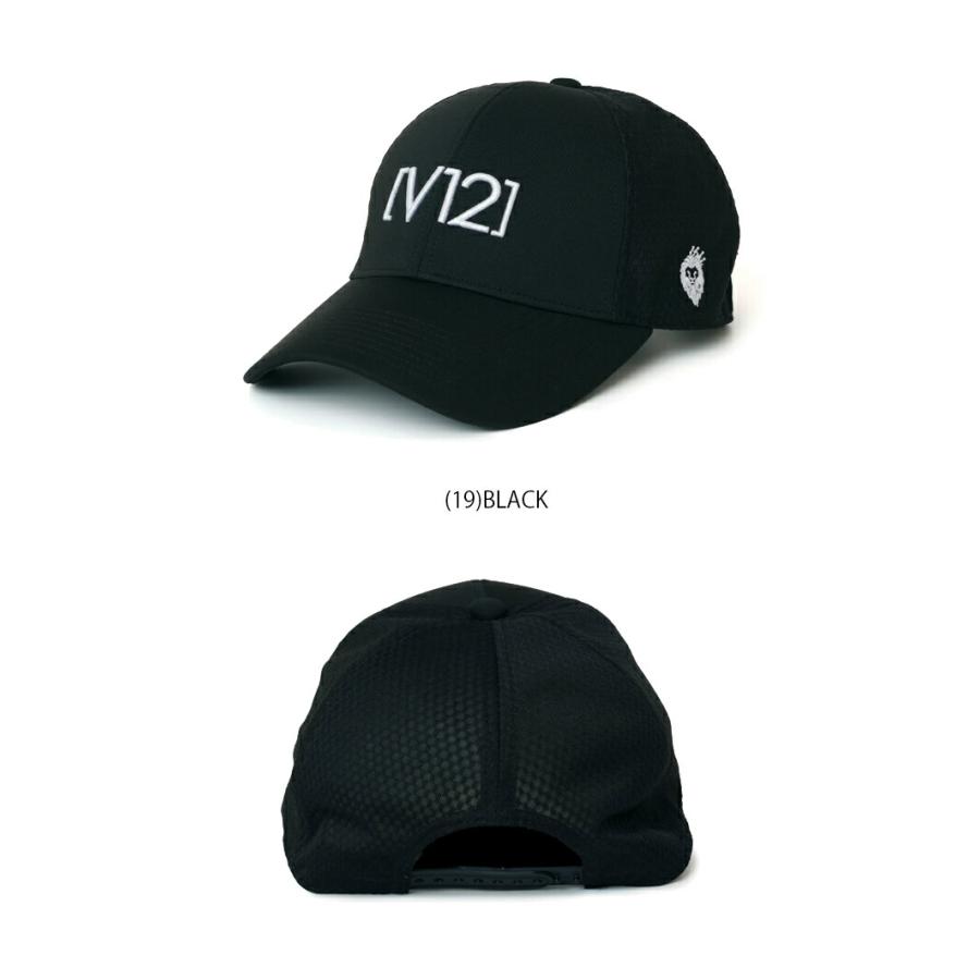 V12 2024年春夏モデル ユニセックス ROUGH MESH CAP キャップ V122410-CP01【24】｜powergolf-y｜04