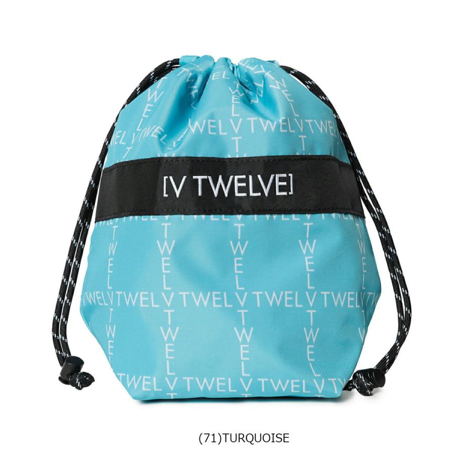 V12 2026年春夏モデル ユニセックス TYPO GRID POUCH ポーチ V122610-BG08【26SS】の画像