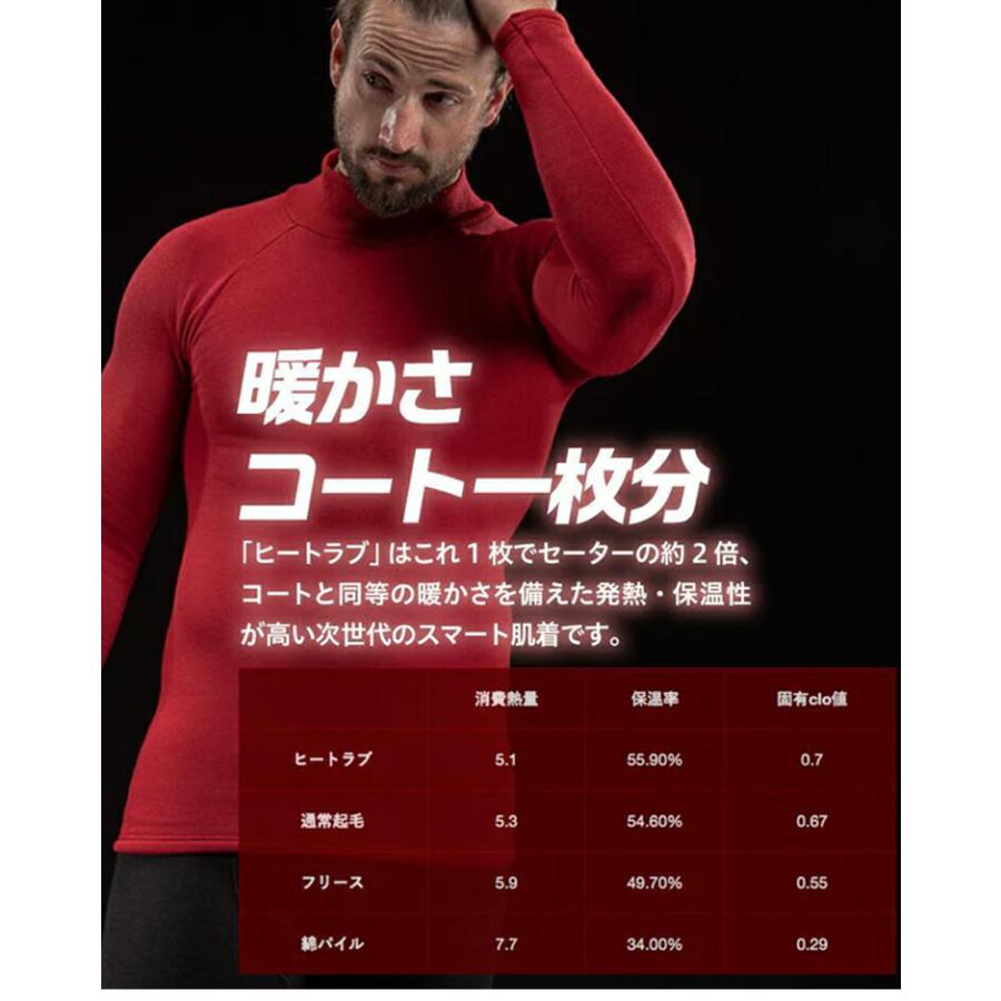 ★新品★イオンスポーツ ヒートラブ ゼロフィット 速暖 モックネック Lサイズ □イオンスポーツ ZEROFIT HEATRUB ヒートラブ モックネック 速暖