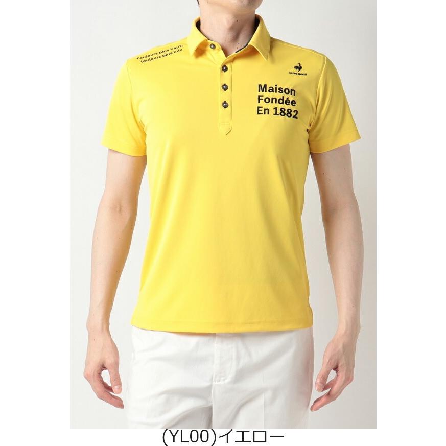 ルコック 2022年春夏モデル メンズ 半袖シャツ QGMTJA16 【22】lecoq golf｜powergolf-y｜02