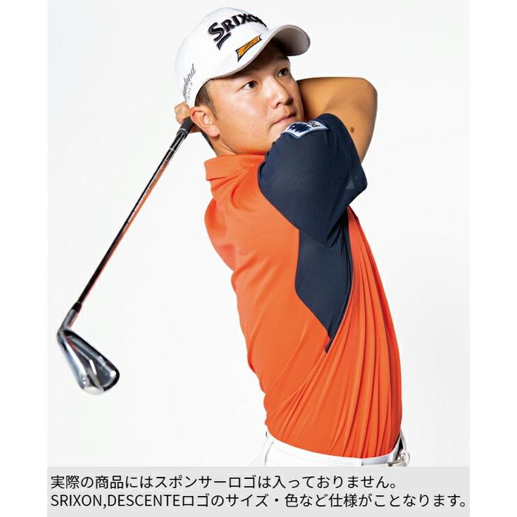 【残り、Mサイズのみ】スリクソン 春夏モデル メンズ 半袖シャツ RGMTJA18【22】SRIXON ゴルフウエア｜powergolf-y｜04