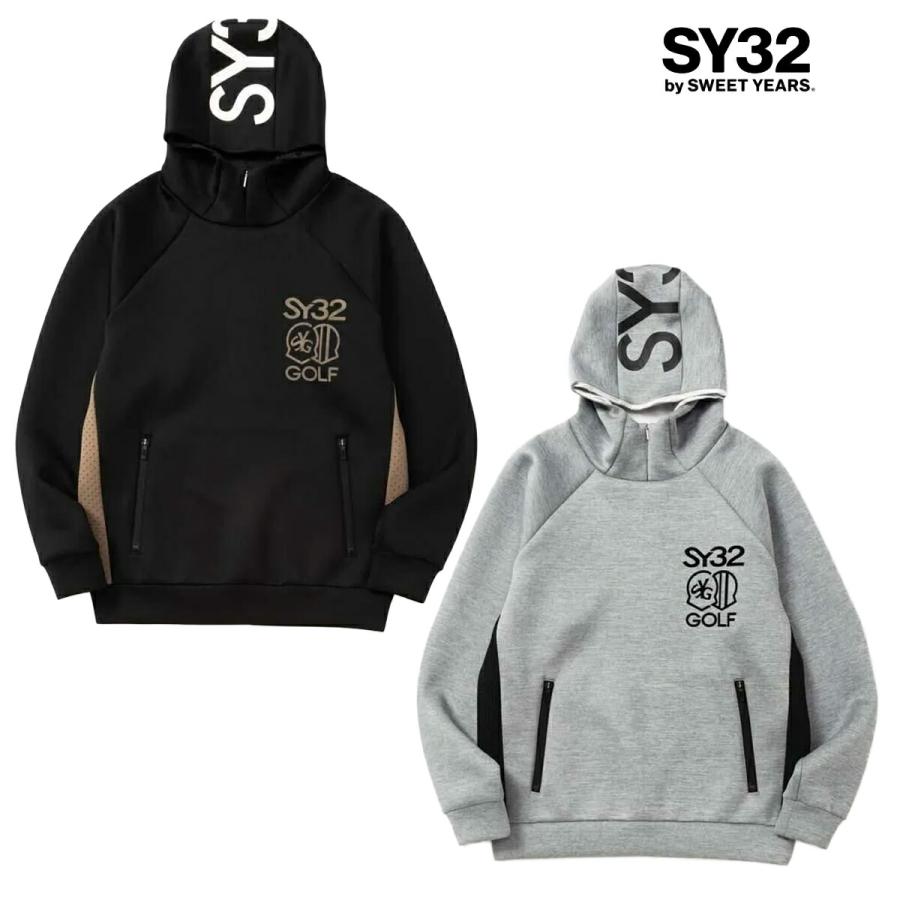 SY32 2025年秋冬モデル メンズ CARDBOARD EMBLEM PT HOODIE フーディー 