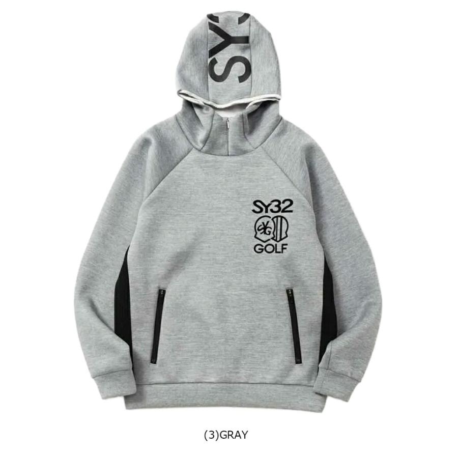SY32 2025年秋冬モデル メンズ CARDBOARD EMBLEM PT HOODIE フーディー 