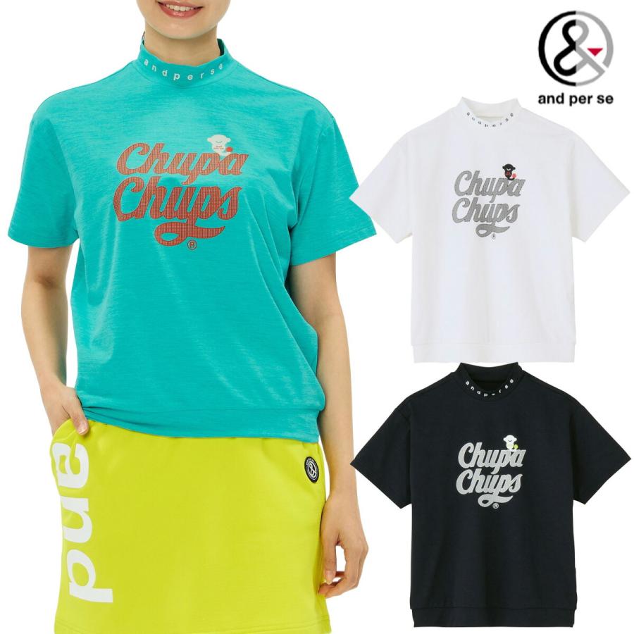 アンパスィ 2026年春夏モデル レディース チュッパチャプス 半袖モック