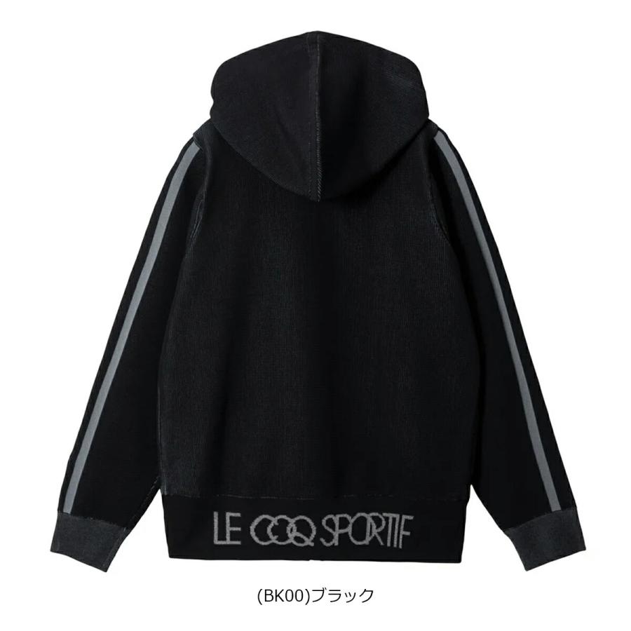 ルコック 2025年秋冬モデル レディース フルジップ フーディー セーター LG5FST30L【25】の画像