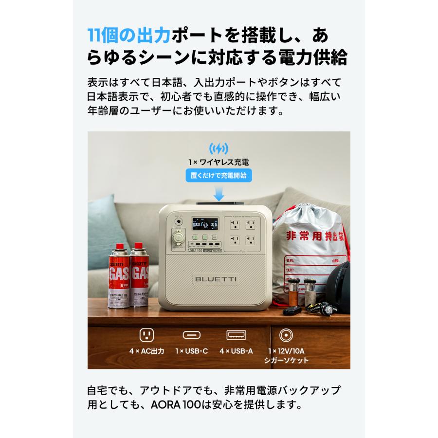 BLUETTI 【大特価！クーポンで86,645円】BLUETTI ポータブル電源
