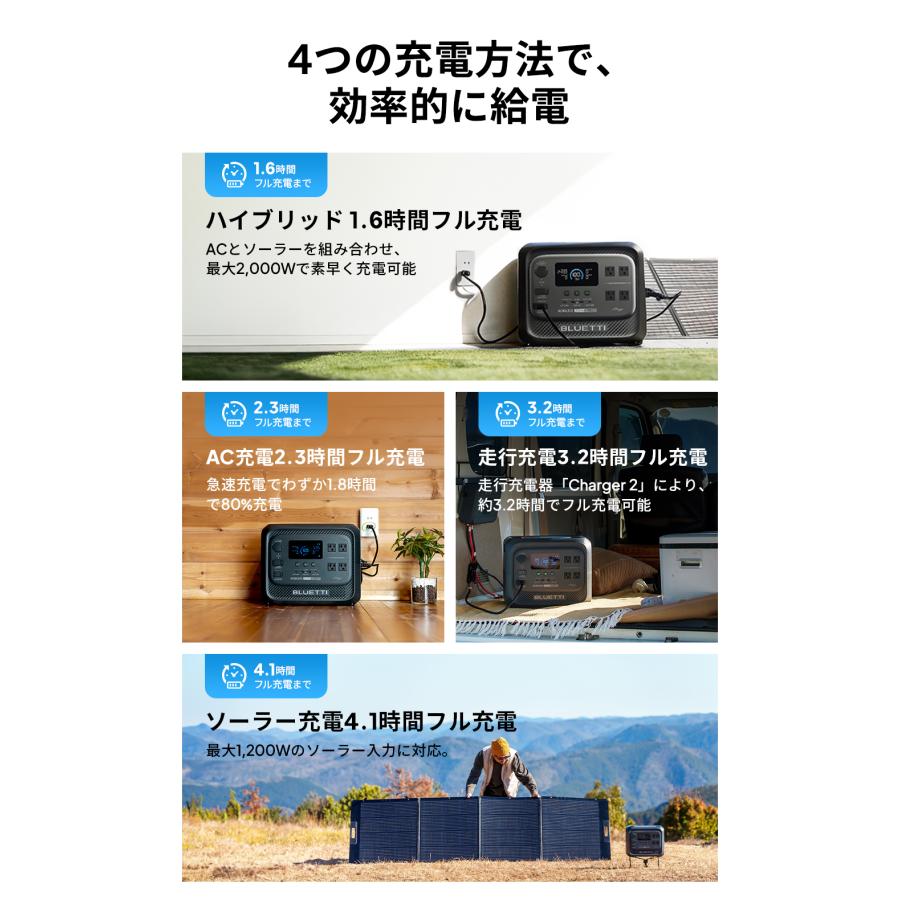 BLUETTI 【即納】【クーポンで161,505円 6/2迄】BLUETTI ポータブル
