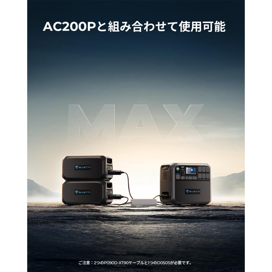 BLUETTI ポータブル電源 増設バッテリー B230 拡張バッテリー 大容量  