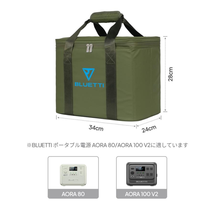 BLUETTI 収納バッグ ポータブル電源 アウトドア 旅行用 耐衝撃 収納用